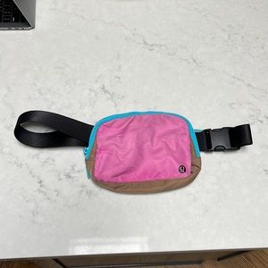 Lululemon pink Fanny pack waist bag bum bag